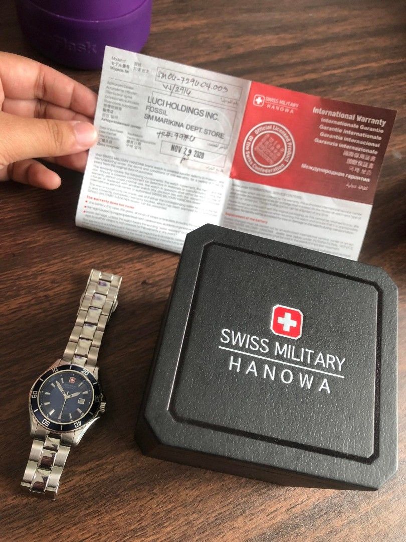 SWISS MILITARY HANOWA NAUTILA LADY Luxury Watches on Carousell