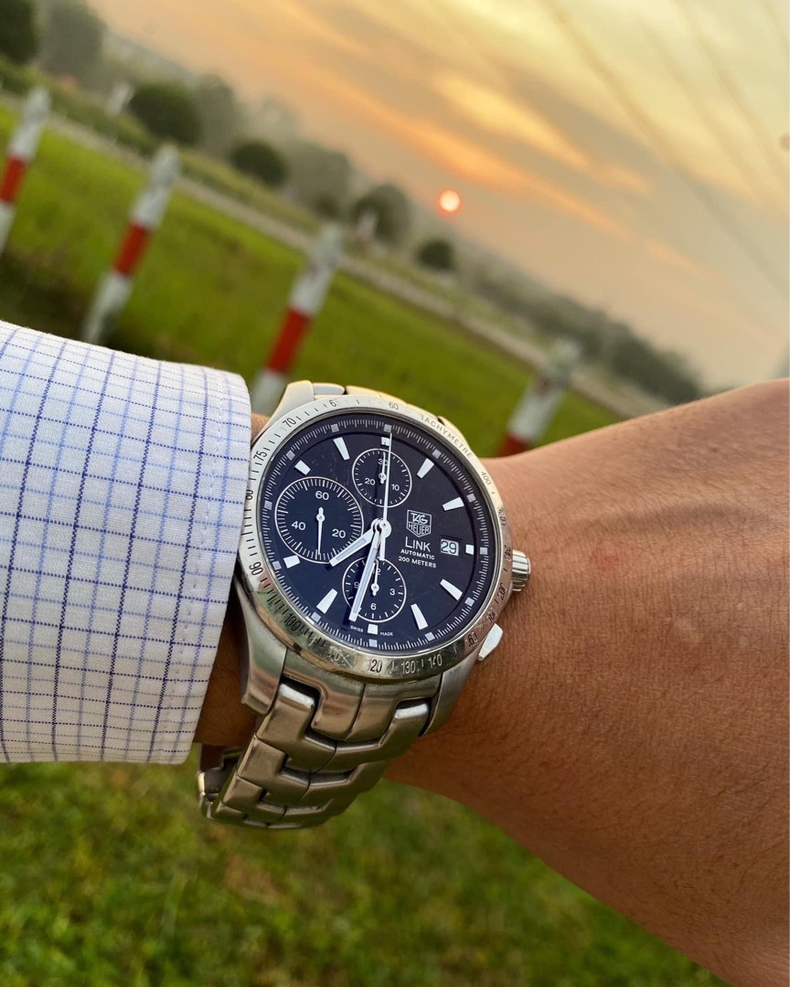 Tag heuer link best sale calibre 16 chronograph