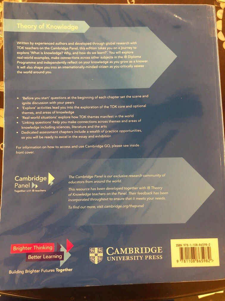 Theory Of Knowledge for the IB Diploma Course guide, Hobbies & Toys ...