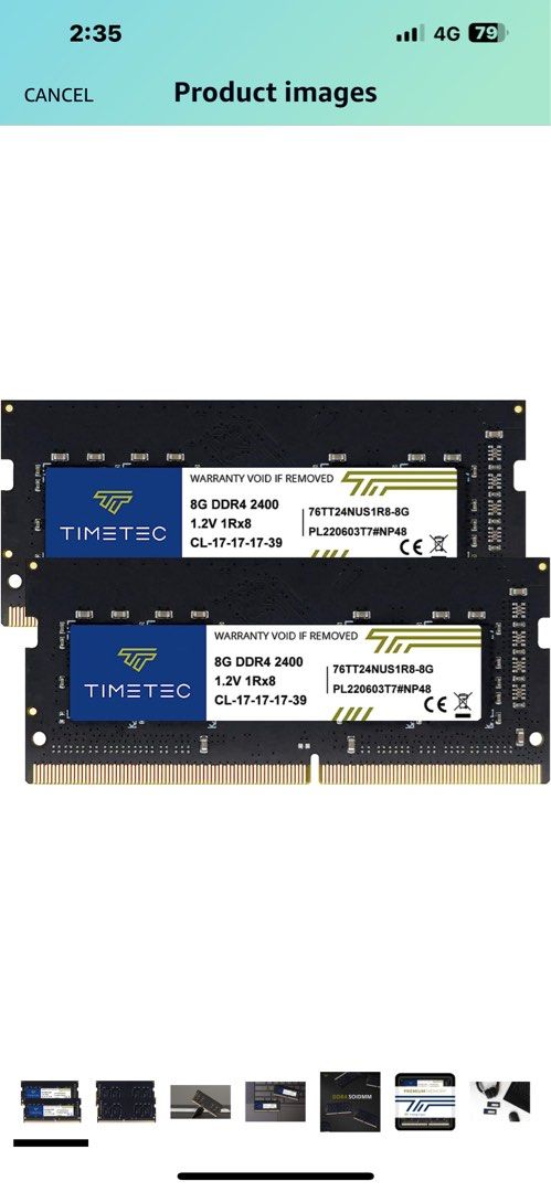 Timetec 16GB DDR4-2400 UDIMM