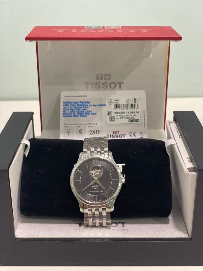 Tissot T0639071105800 Tradition Powermatic 80 Open Heart Men s Watch 4.8 17