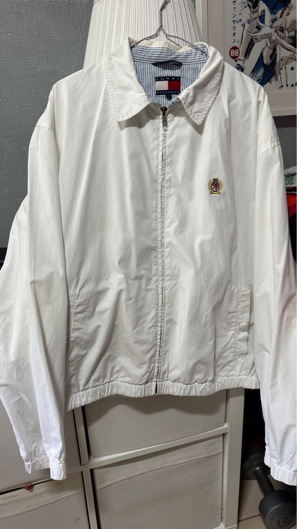 White windbreaker clearance tommy hilfiger
