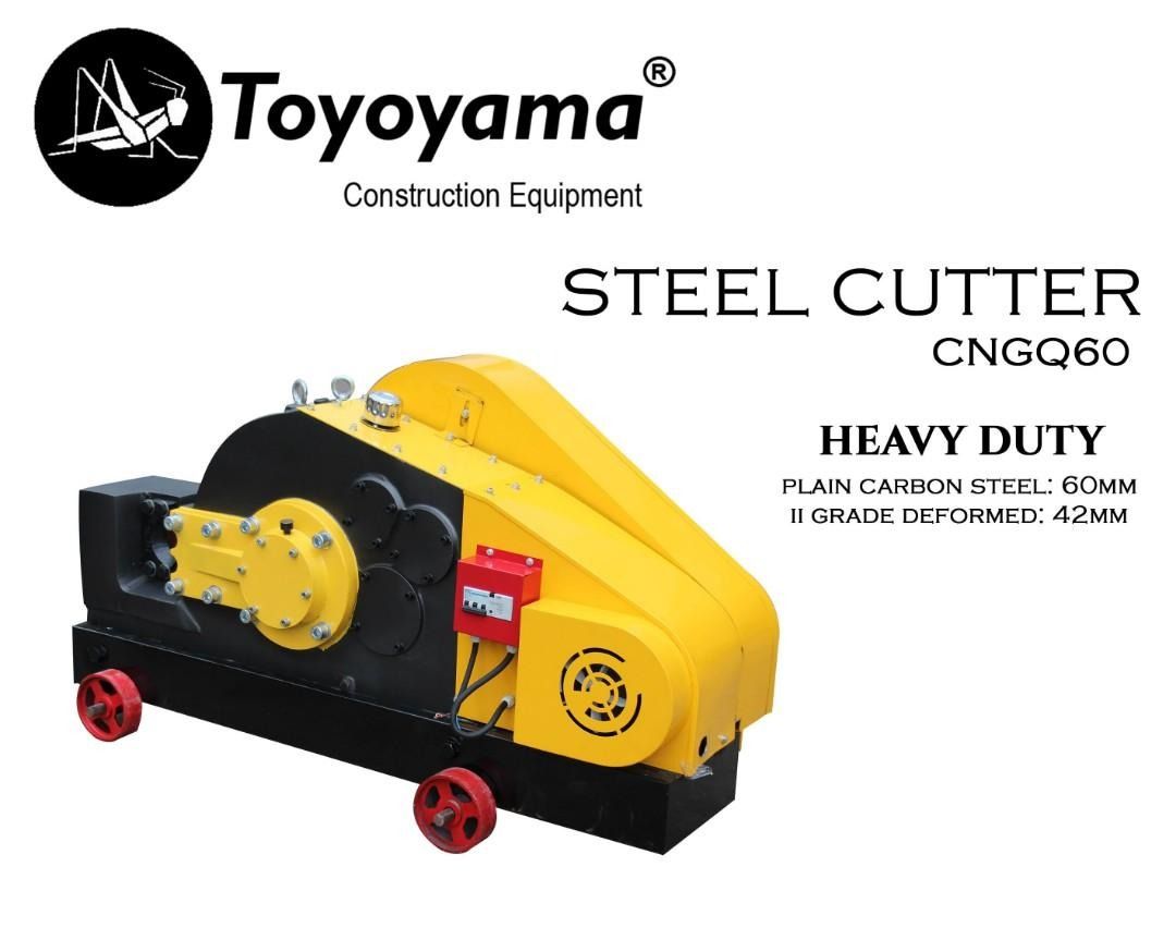 Toyoyama Steel Bar Cutter 42mm CNGQ60 Single Phase 220V / 60Hz on