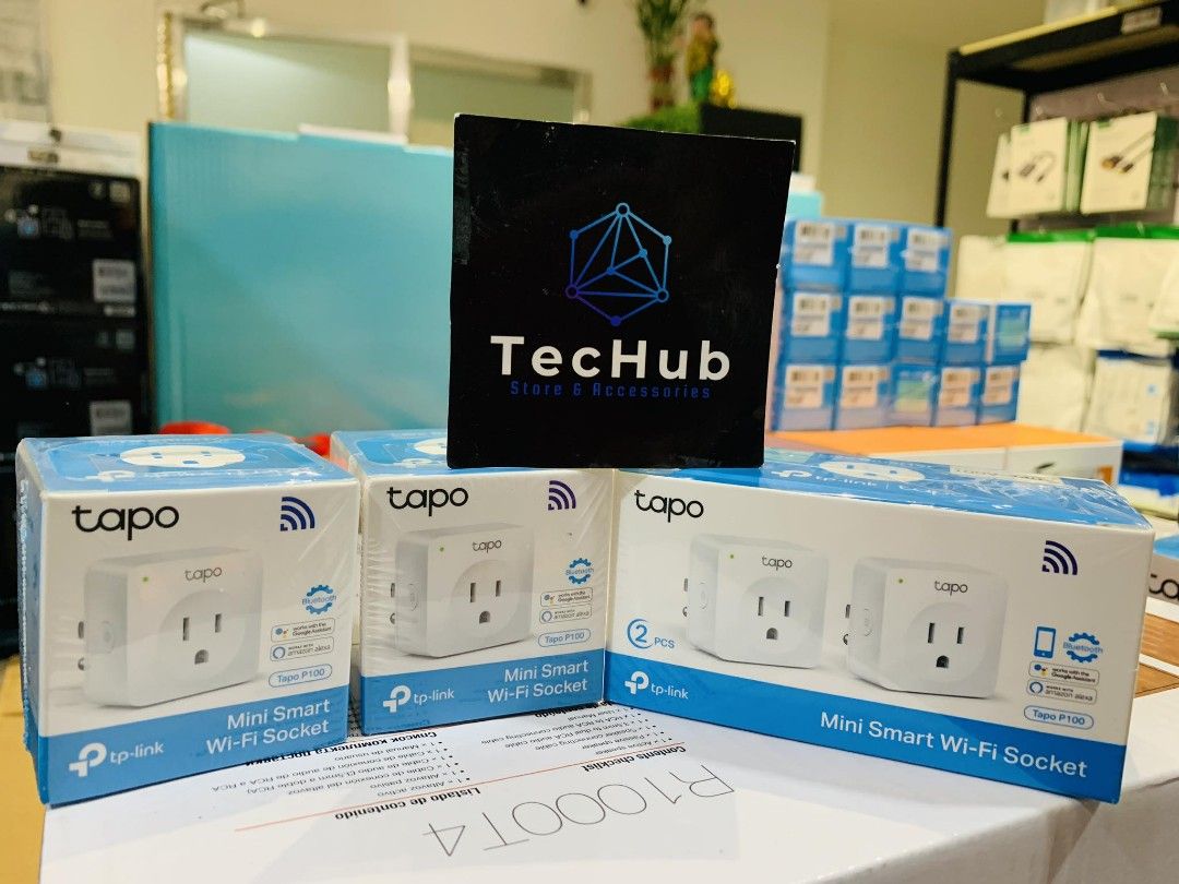 TP-Link Tapo P100 Mini Smart Wi-Fi Socket Smart Plug | WiFi Plug (Category: Electrical, Adaptors & Sockets) located in Makati City. Submitted by techubstoreandaccessories (Listing ID 1245175606, Image 2). Description: TP-Link Tapo P100 Mini Smart Wi-Fi Socket Smart Plug | WiFi Plug 1-Pack - 469.00 2-Pack - 900.00 On Hand Ready to Ship/Pick-Up‼️ DETAILS: ✅Actual picture posted. ✅BRAND NEW & ORIGINAL. ✅7 days replacement with warranty. (Terms and c