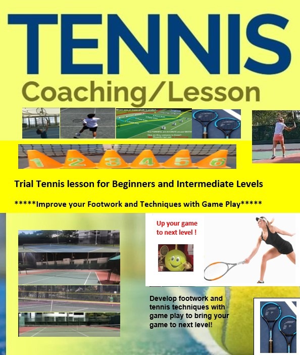 Trial Tennis Coaching /Lesson for Beginners /Intermediate @ Marine ...