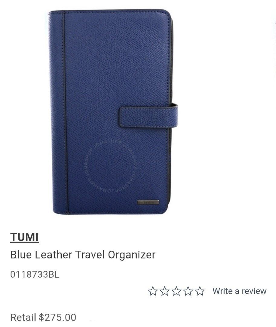 TUMI travel organizer (Category: Luxury Bags & Wallets) located in Paranaque City. Submitted by _mdv_ (Listing ID 1245093346, Image 3). Description: almost new. used once. TUMI TRAVEL ORGANIZER IN BLUE.