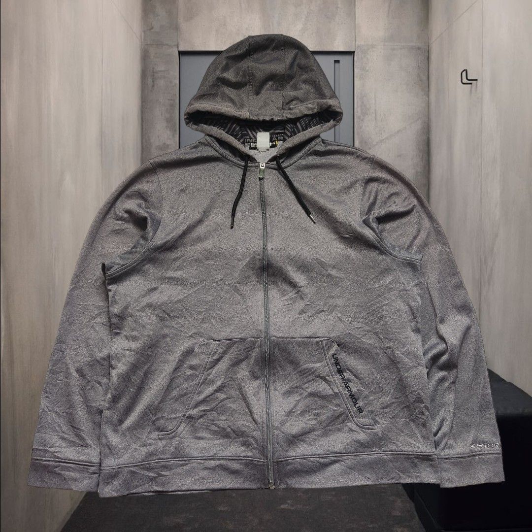 Under armour hoodie fashion grey store