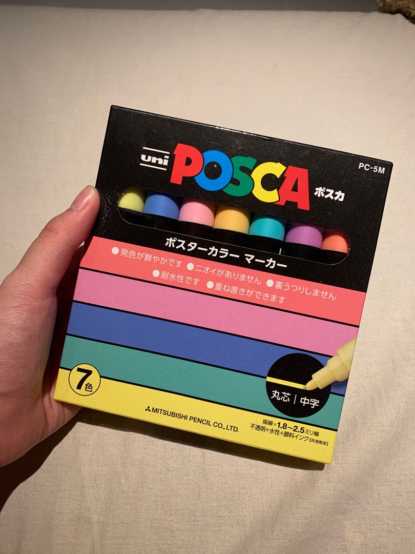 Uni Posca Paint Markers 1.82.5mm, Hobbies & Toys, Stationery & Craft