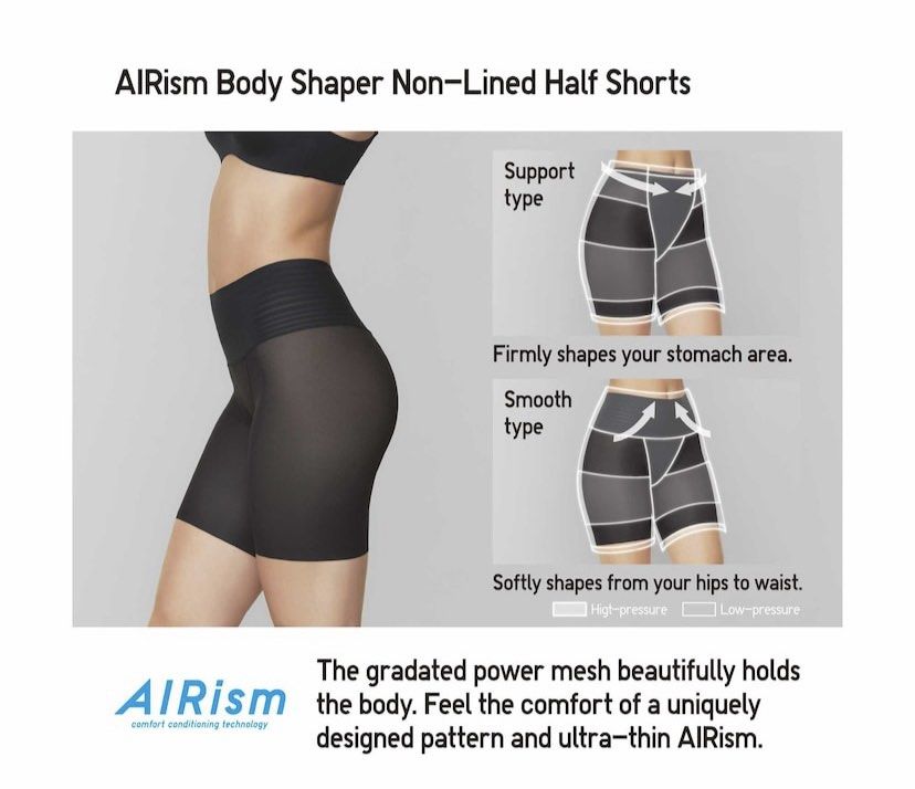 Uniqlo AIRism Body Shaper, Women's Fashion, New Undergarments