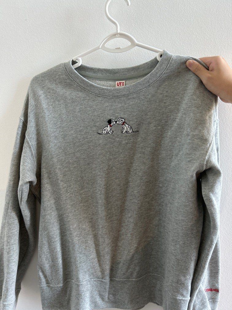 uniqlo grey pullover 101 dalmations Women s Fashion Tops