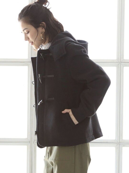 Girls navy duffle clearance coat