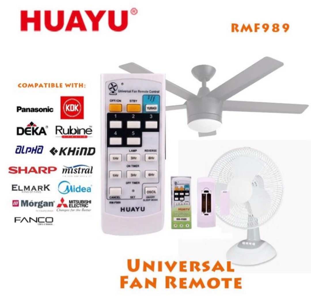 NEW Universal Fan Remote Control, Furniture & Home Living, Lighting ...