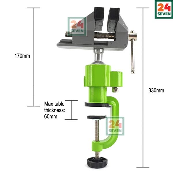 New 2-in-1 360 Degree Rotating Table Vise Multifunctional Aluminium - View #11