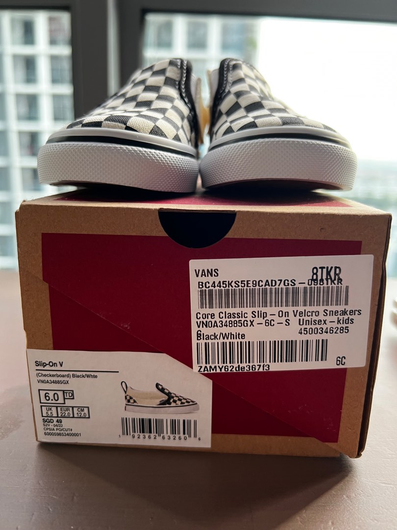 Vans slip on checkerboard kids Babies Kids Babies Kids
