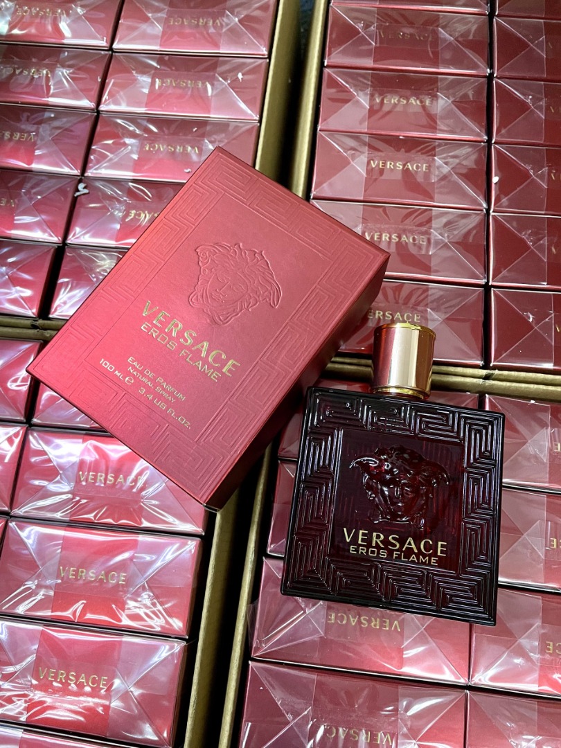 VERSACE EROS FLAME EDP 100ML, Beauty & Personal Care, Fragrance