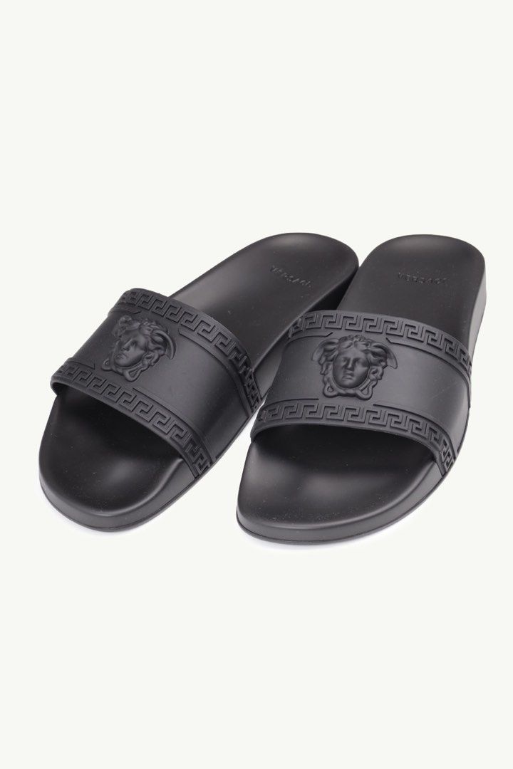 Versace Sandal Slide Black Men s Fashion Footwear Flipflops and