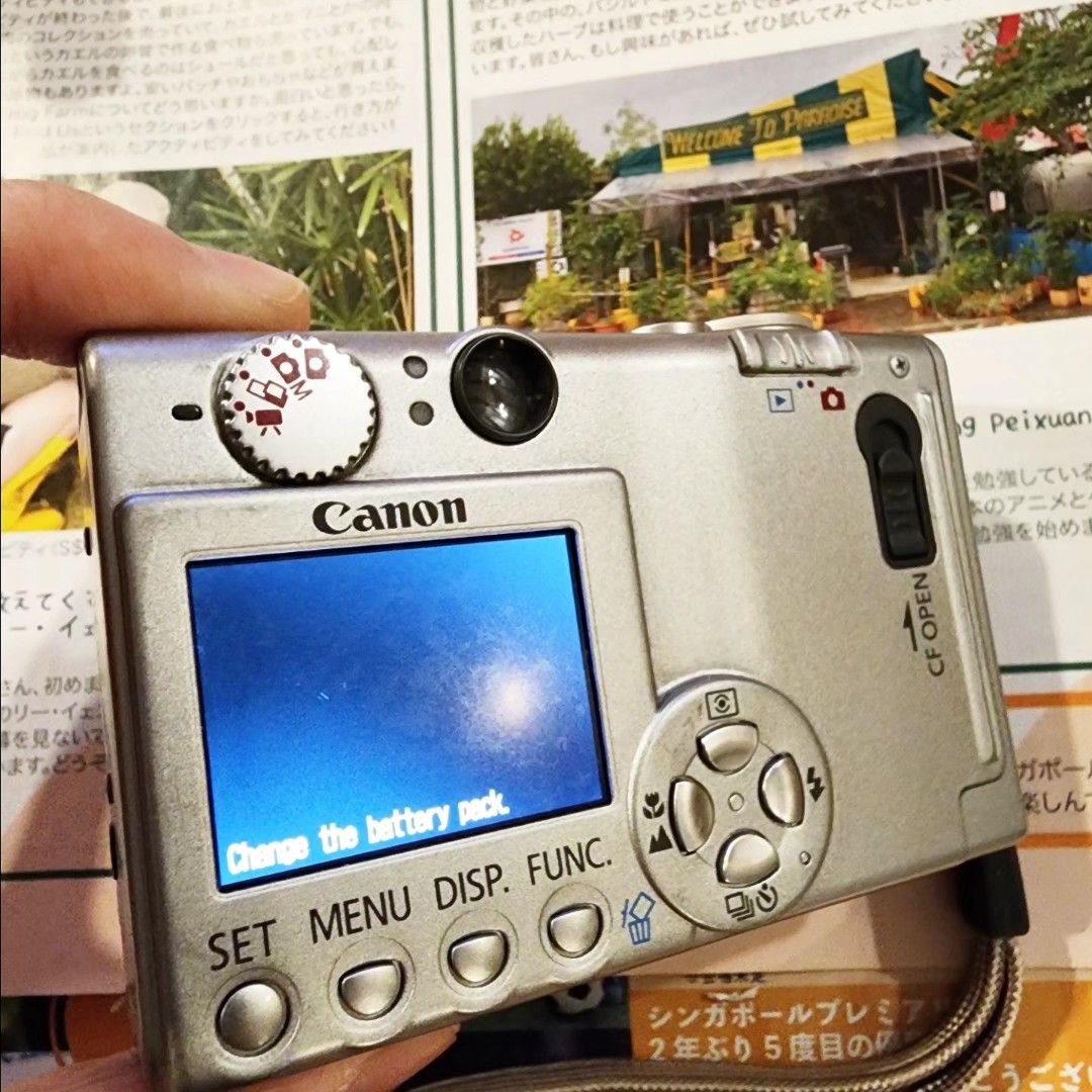 Appareil Photo Vintage Canon IXUS X-1 – étanche – Format APS – Japon 1999 – Occasion Fonctionnel