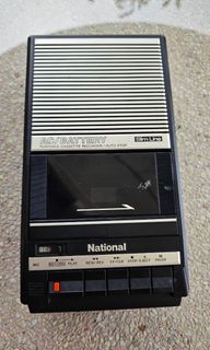 Vintage National Cassette Player