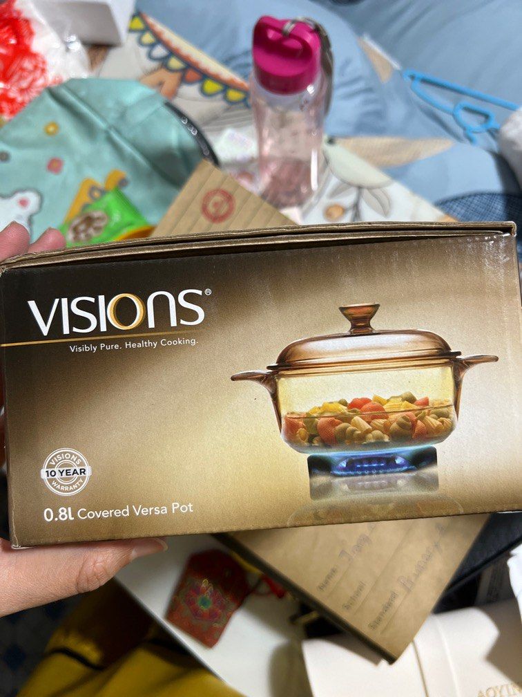 Vision Cookware Website Visions Covered Cookware Set - 0.8L Cookpot, Furniture & Home Living ...