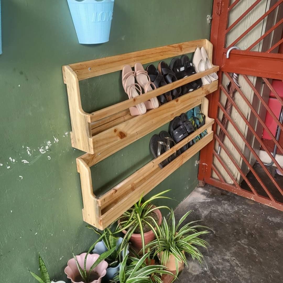 Wall Shoe Rack Hang Furniture Home Living Furniture Shelves Cabinets Racks on Carousell