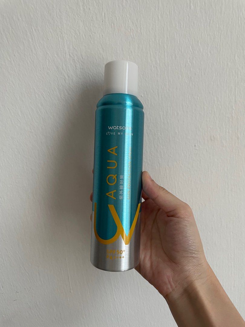 WATSONS Aqua UV Sun Protection Spray SPF50+ PA++++, Beauty & Personal