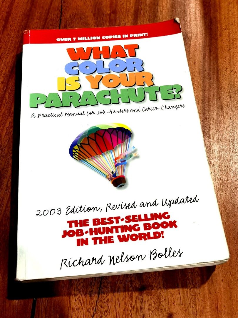 What Color Is Your Parachute Job Hunting Book By Richard Nelson Bolles