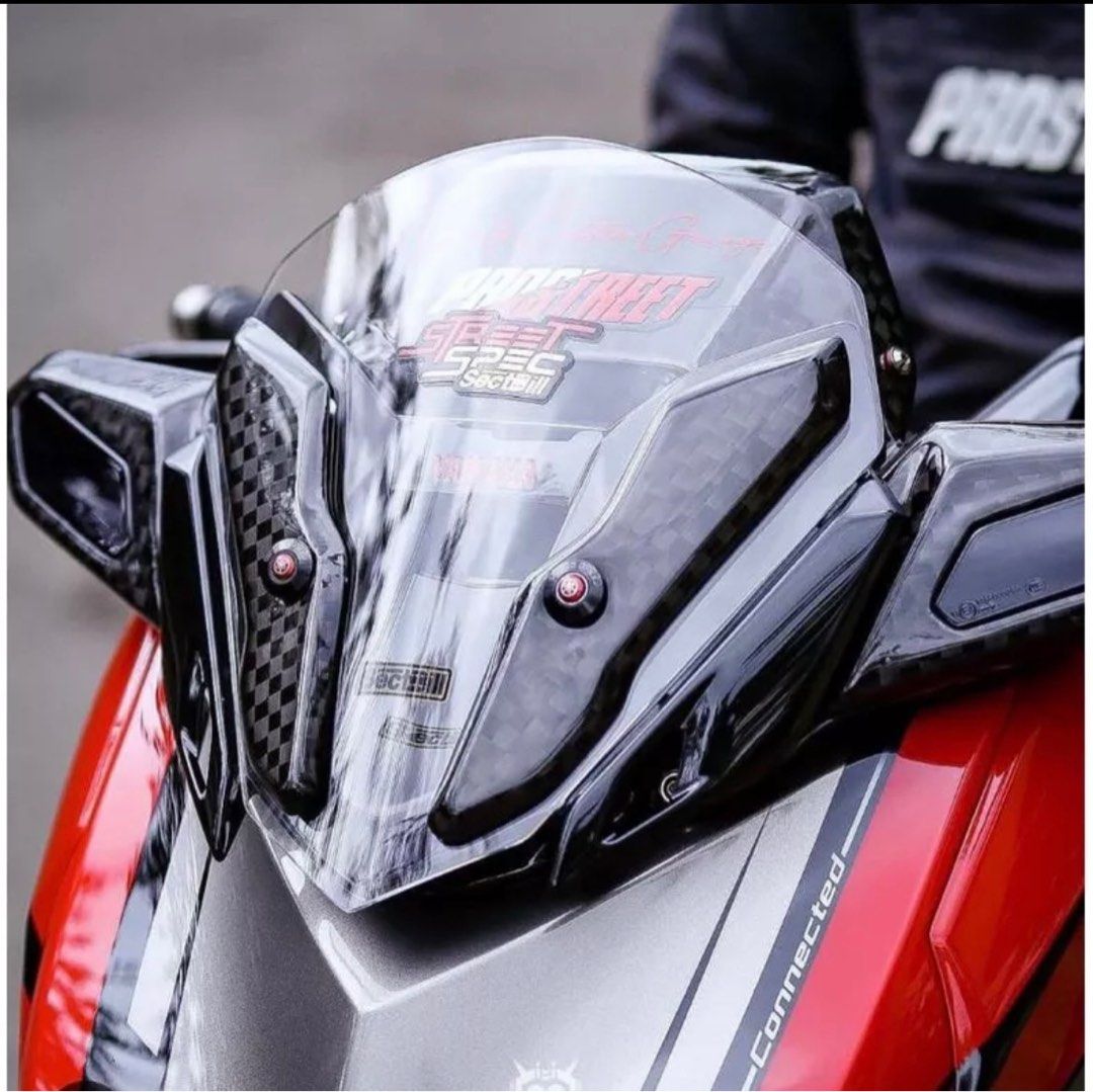 Windshield xmax v2, Motorcycles, Motorcycle Accessories on Carousell