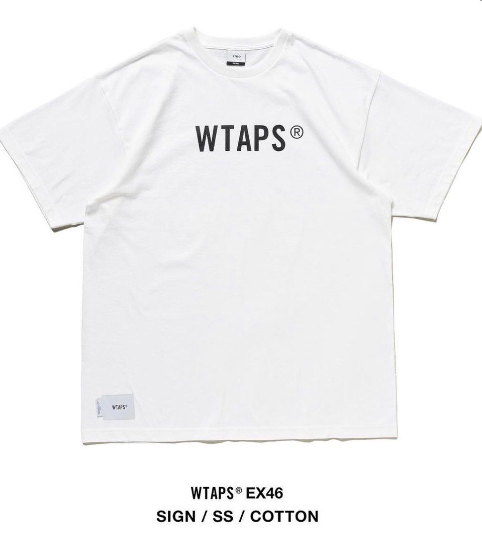 Wtaps 2023 sign ss cotton M size, 女裝, 上衣, T-shirt - Carousell