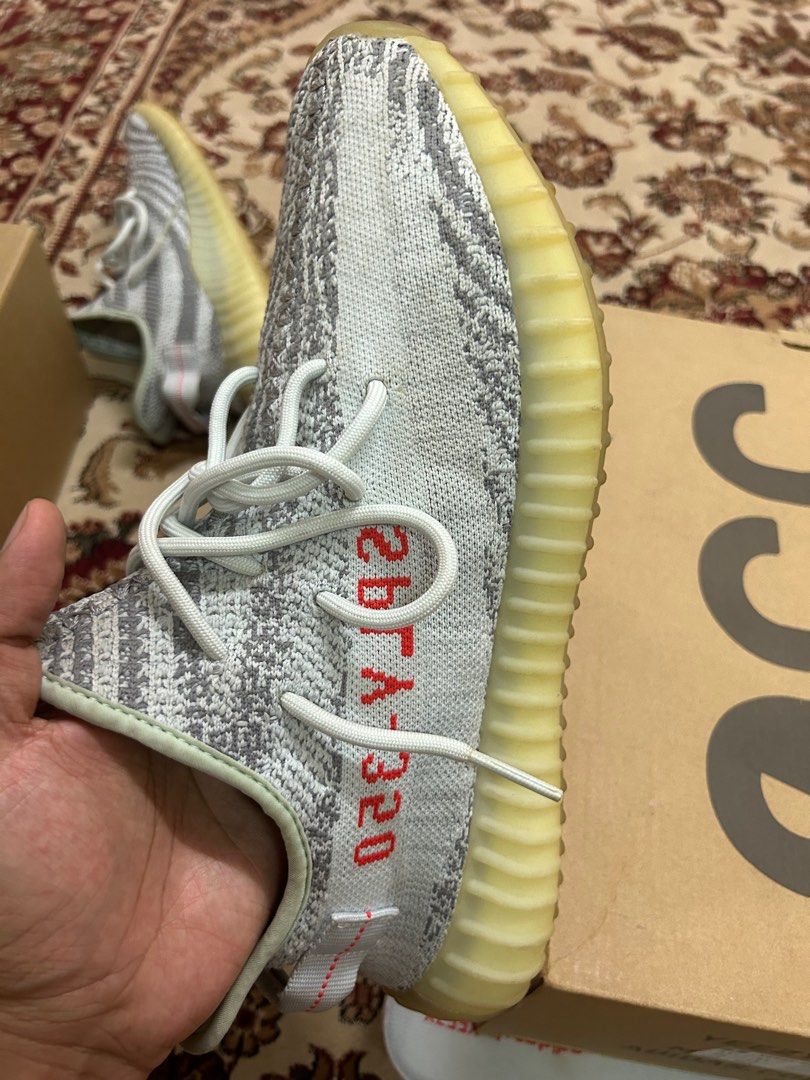 Yeezy Bluetint, Men'S Fashion, Footwear, Sneakers On Carousell