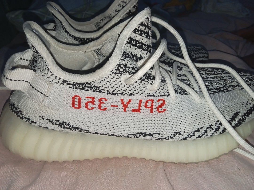 Original yeezy zebra discount