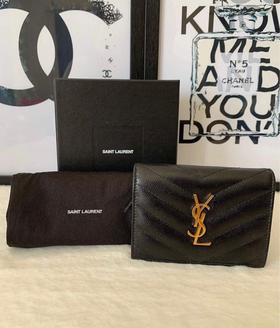 YSL Bifold Compact Wallet on Carousell