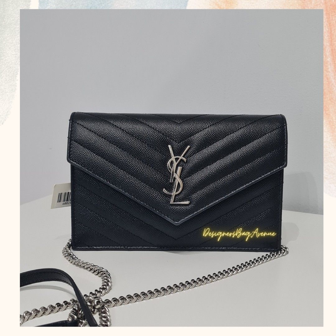 YSL CHAIN WALLET, Luxury, Bags & Wallets on Carousell