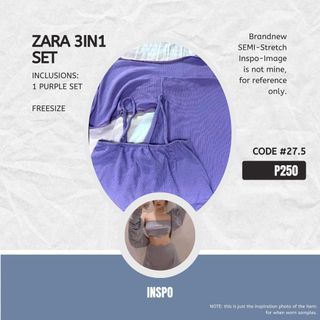 Zara 3in1 Set (Choose1) -Cardigan, Skirt, TankTop