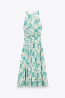 ZARA BNWT PRINTED MIDI DRESS