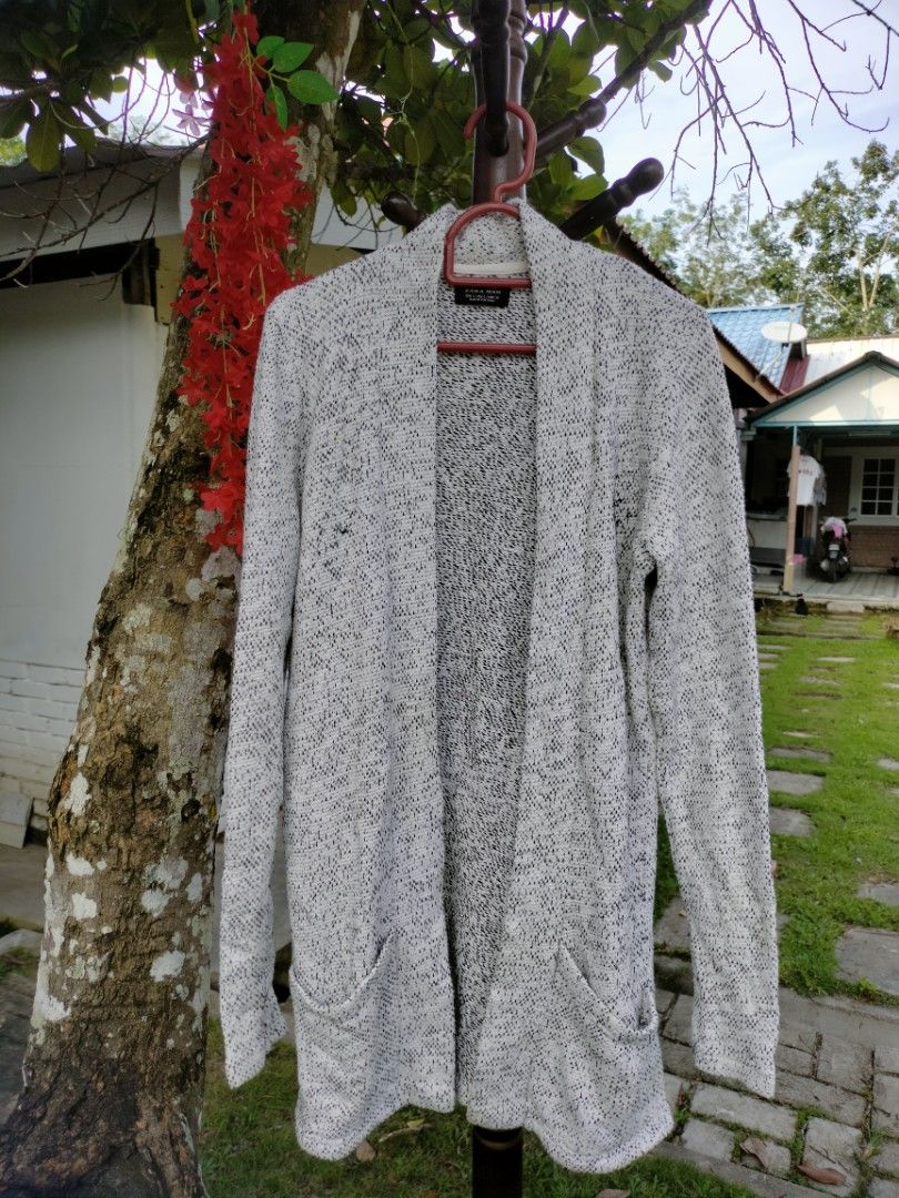 Zara long cardigan mens cheap