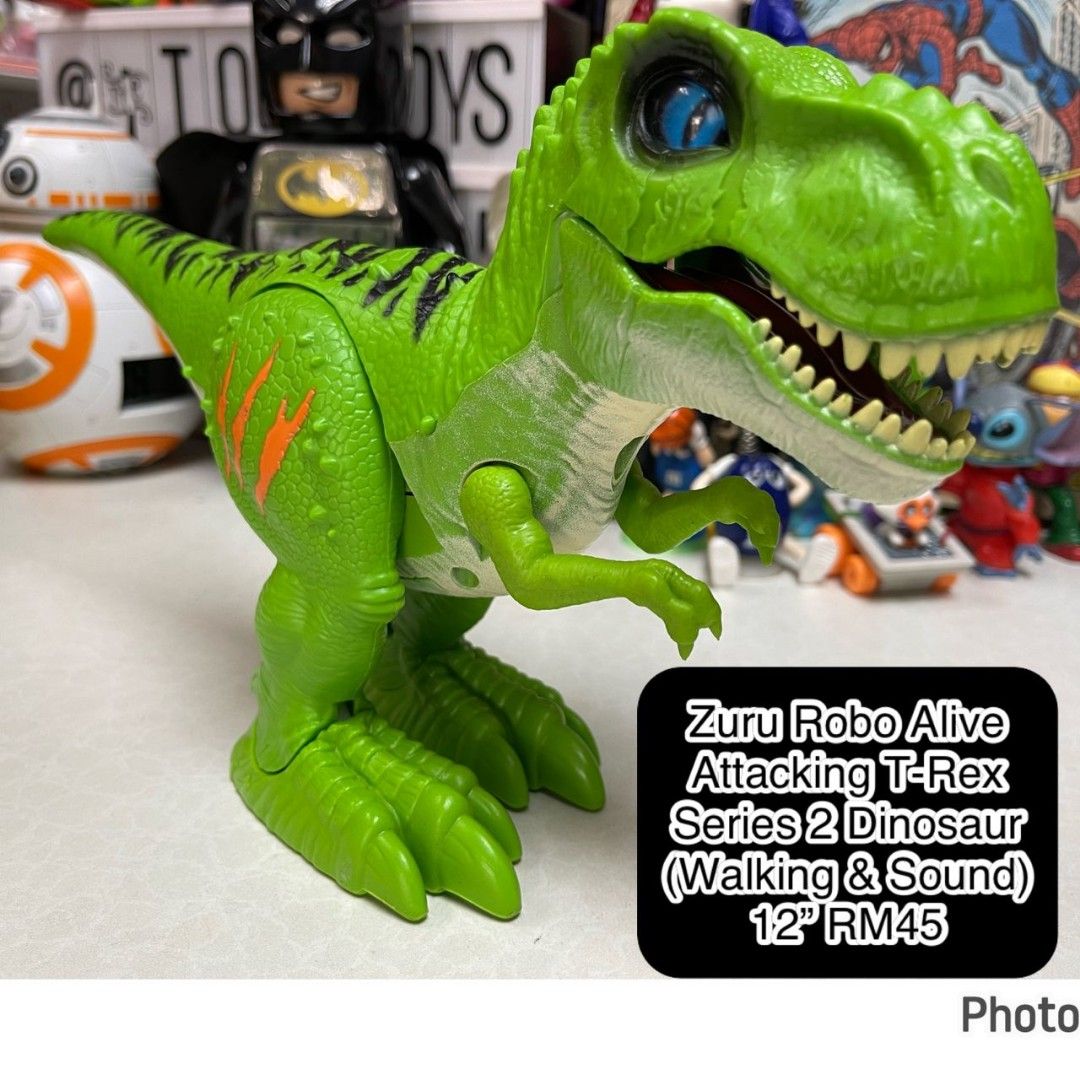 Zuru Robo Alive Attacking T Rex Hobbies Toys Toys Games on