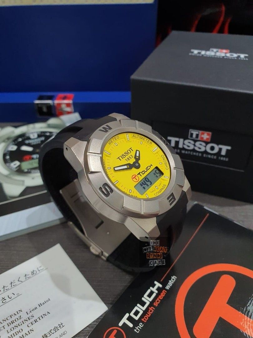 100 Original Pre owned Tissot T Touch Trekking Men s Watch T001