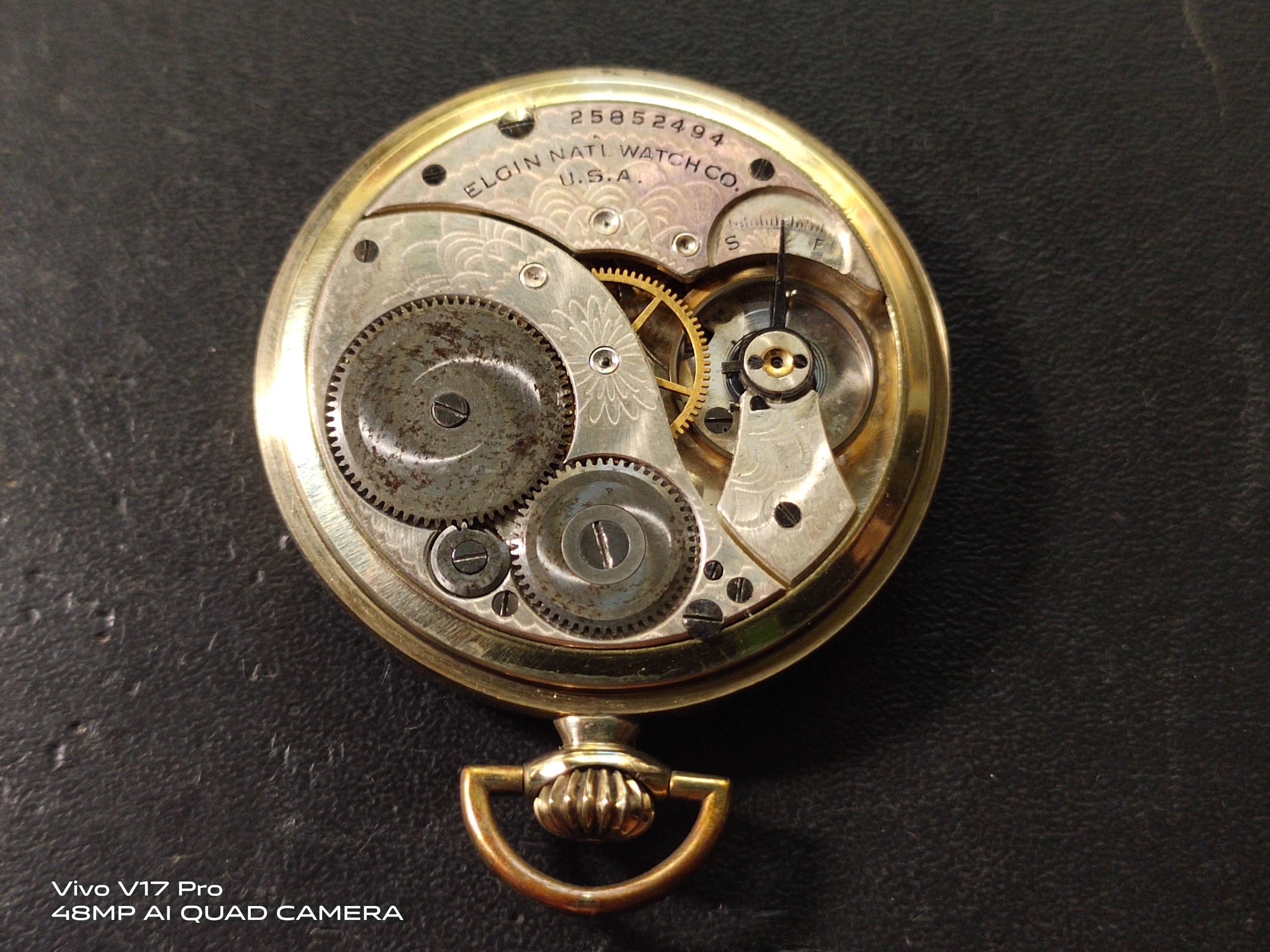 100 Years Old 1923 Elgin Masonic Dial Gold Filled Case Mechanical Hand Winding Pocket Watch Luxury Watches on Carousell