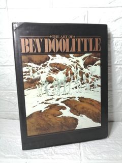 1990 THE ART OF BEV DOOLITTLE Hardbound Coffee Table Painter Painting Book by ELISE MACLAY Vintage & Collectible