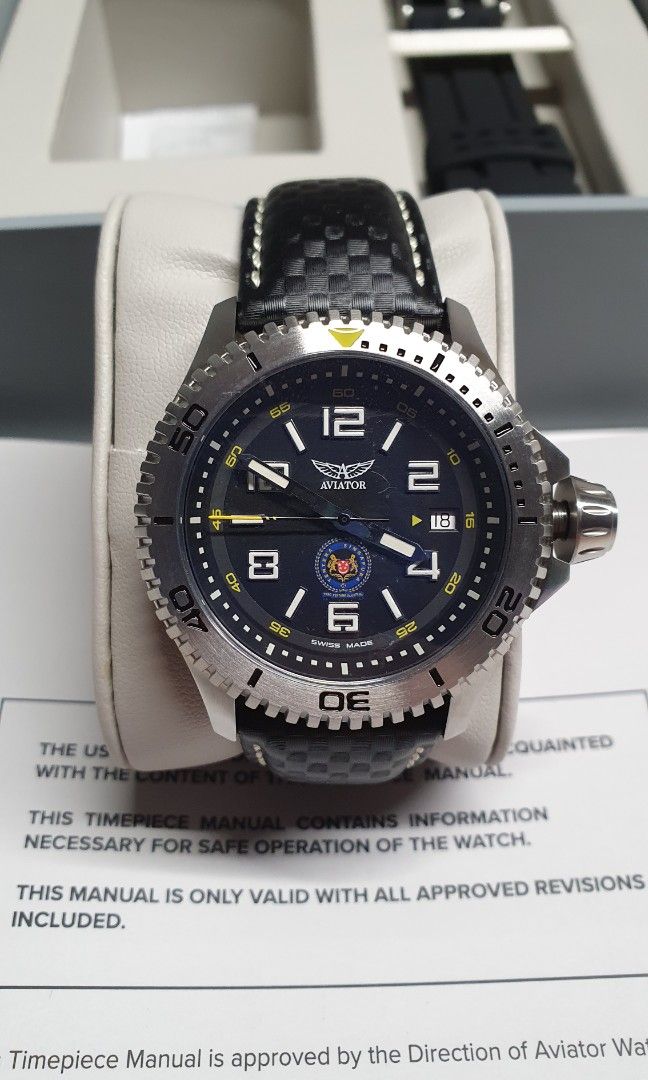 2020 Aviator Watch SA CH 2900 Singapore Armed Forces SAF