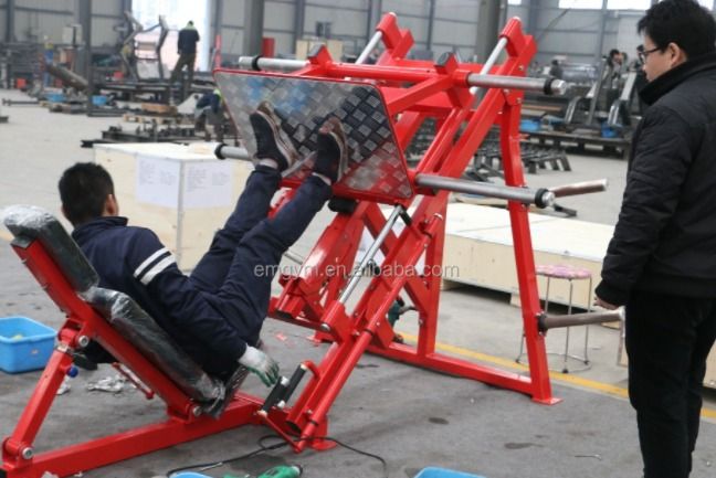 2 In 1 Multifunctional Leg Press Inverted Pedal Machine Oblique Hack ...