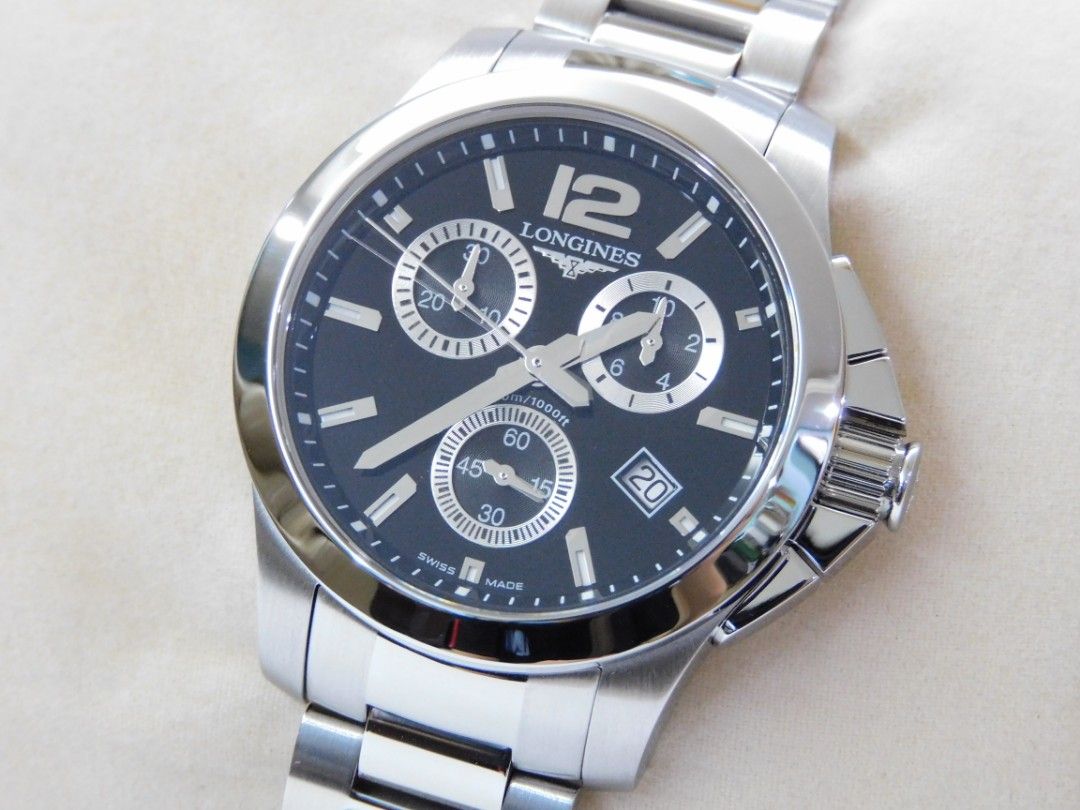 Longines conquest best sale quartz chronograph