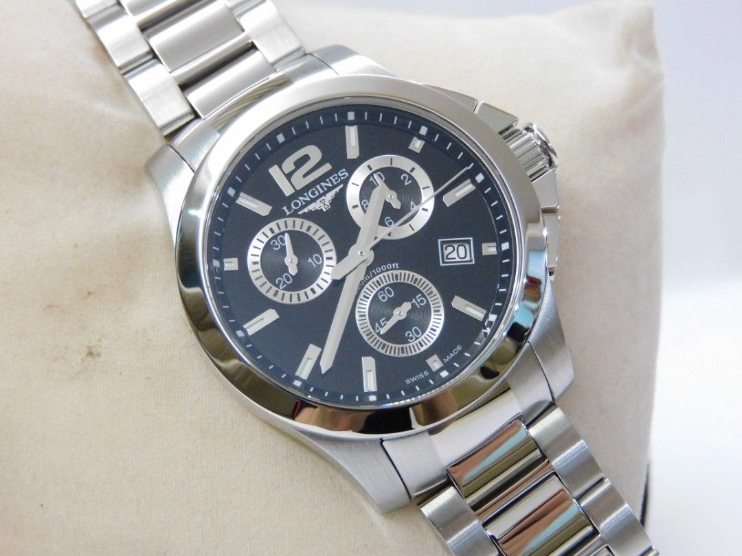 Longines conquest quartz outlet chronograph