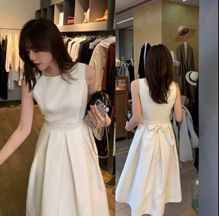 🇰🇷韓國法式連衣裙（只試穿過一次，尺寸不合想釋出，試穿完已洗過一次）