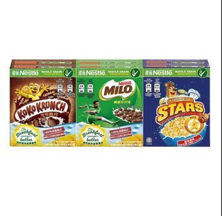 好市多 雀巢早餐脆片 可可脆片 美祿可可球 蜂蜜星星Costco  Nestle cereal coco crunch milo honey stars