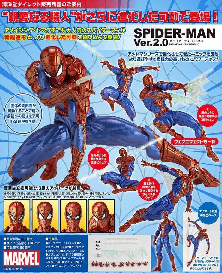 海洋堂山口式Amazing Yamaguchi 蜘蛛俠Spiderman 2.0, 興趣及遊戲