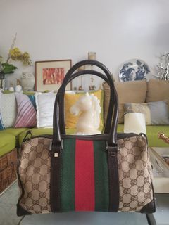 GUCCI-Sherry-GG-Canvas-Leather-Mini-Boston-Bag-Beige-Brown-30458