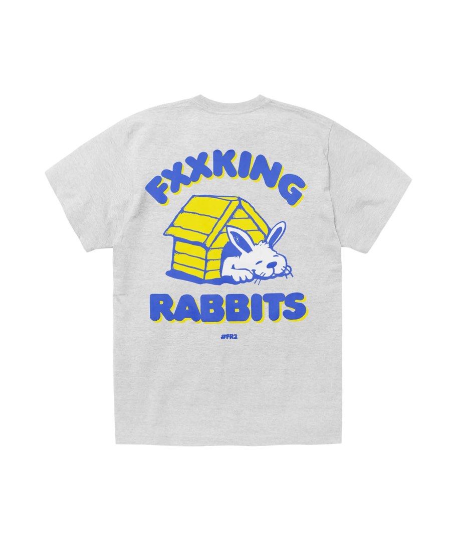 日本代購FR2 🇯🇵 Rabbit House Tee, 男裝, 上身及套裝, T-shirt、恤衫