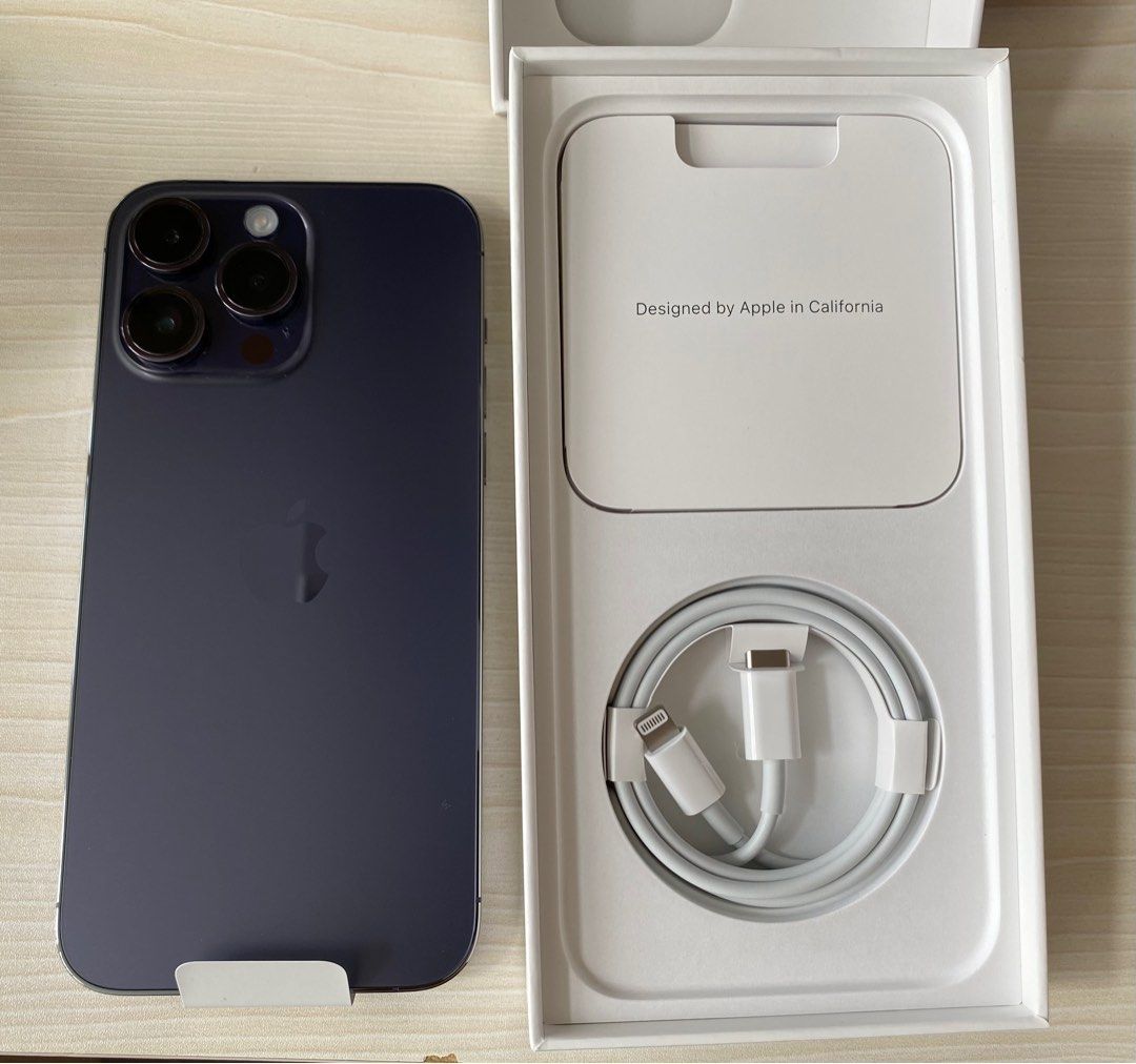 出售已開封Iphone14 pro max 256gb 紫色, 手提電話, 手機, iPhone 