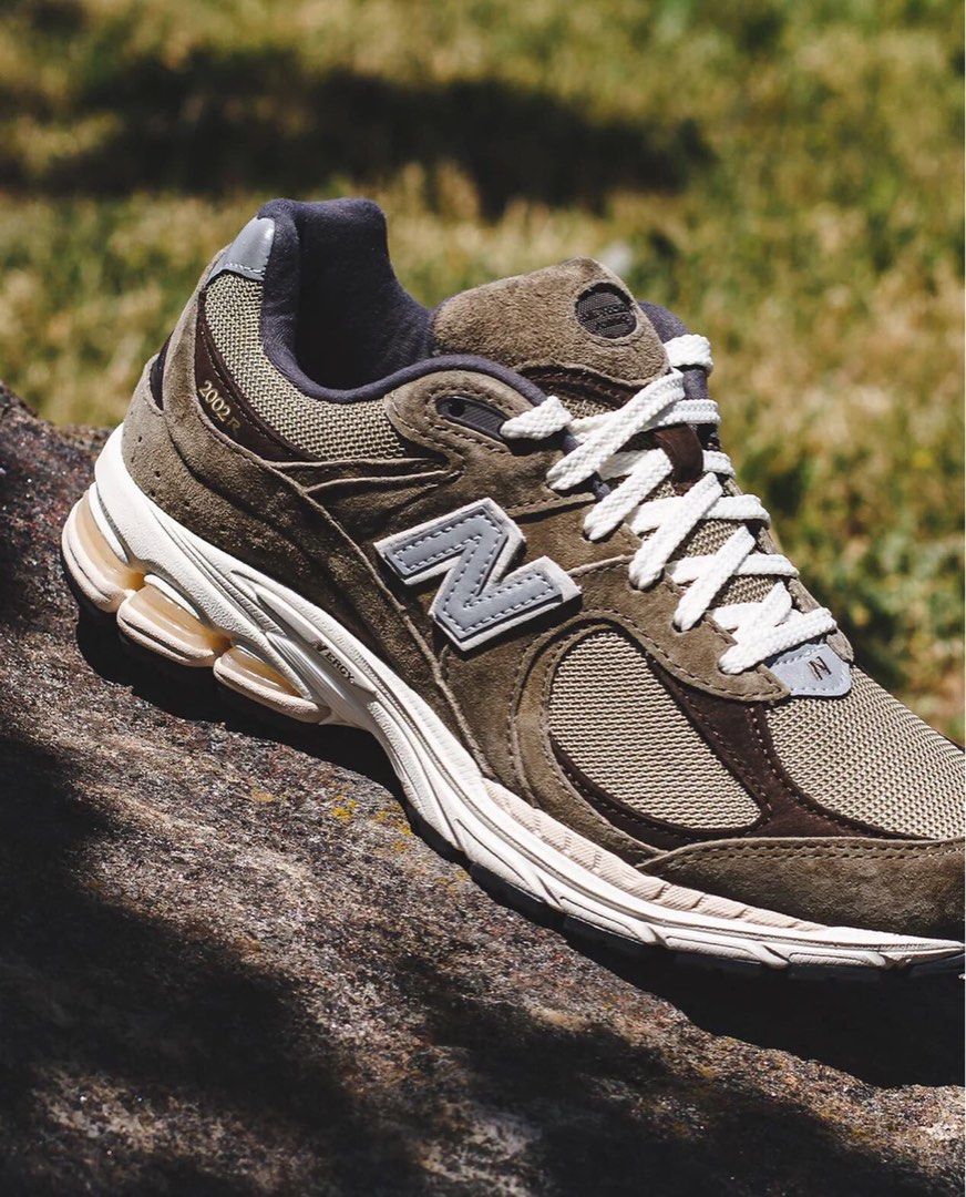 良好品 New New Balance Balance Balance 2002R Olive - Brown 靴